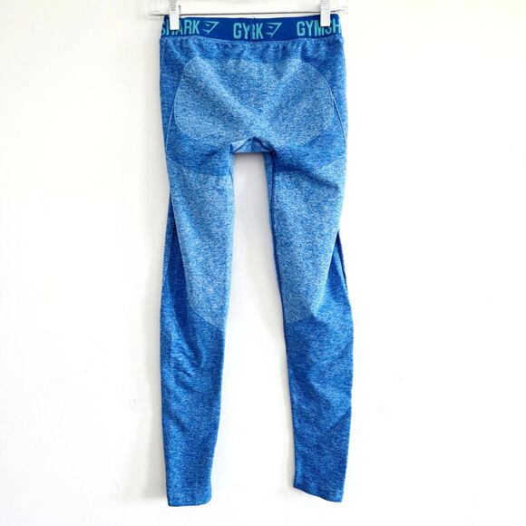 Gymshark Light Blue & Teal Flex V3 Seamless High Rise Leggings Size Medium - Picture 4 of 7
